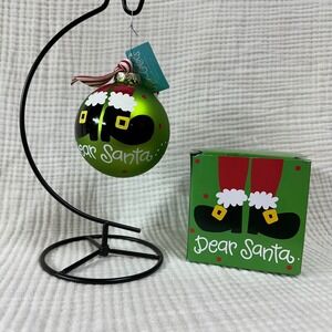 Dear Santa I've been so good coton colors happy Everything Ornament